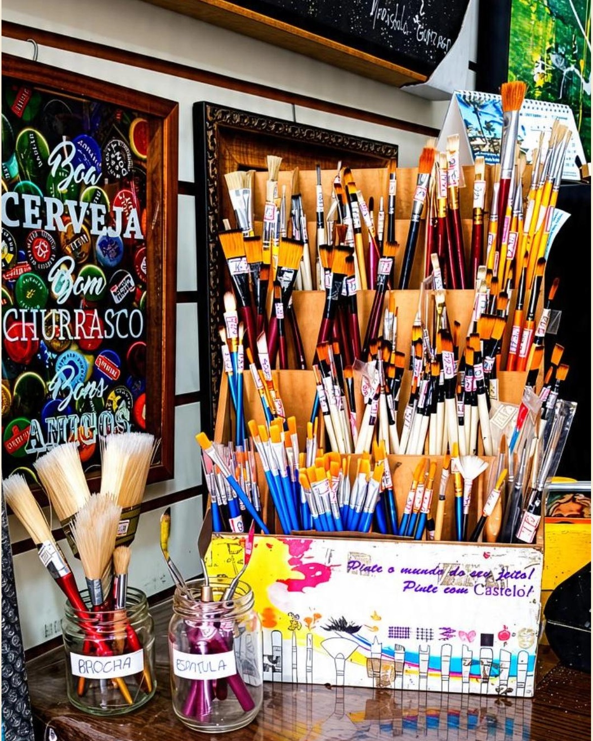 Pincéis para pintura